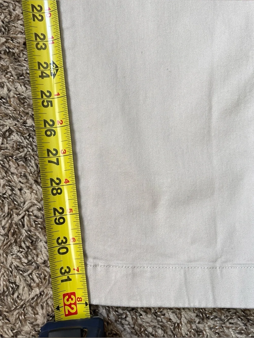 J. Crew Men's Off-White Chino Pants